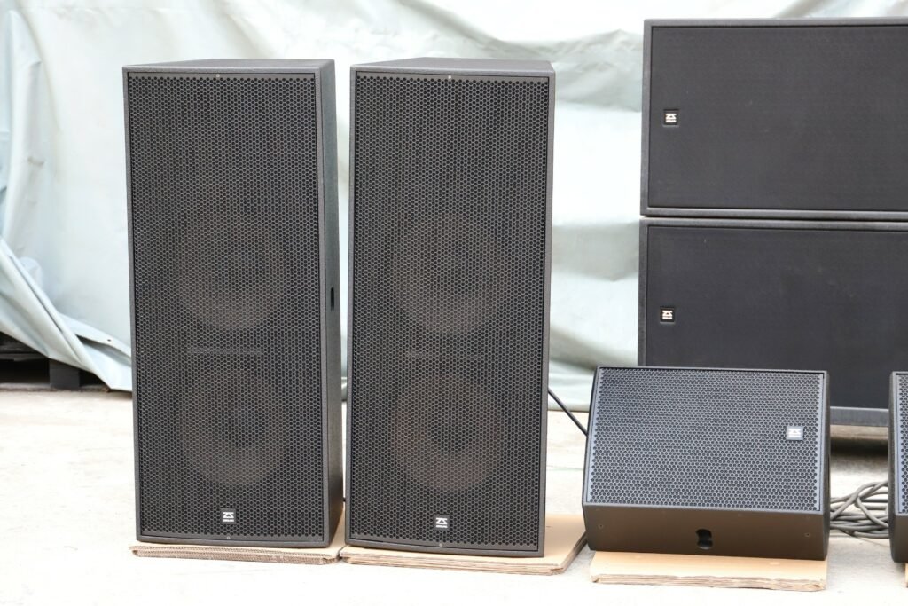 dual 15 inch full range speaker