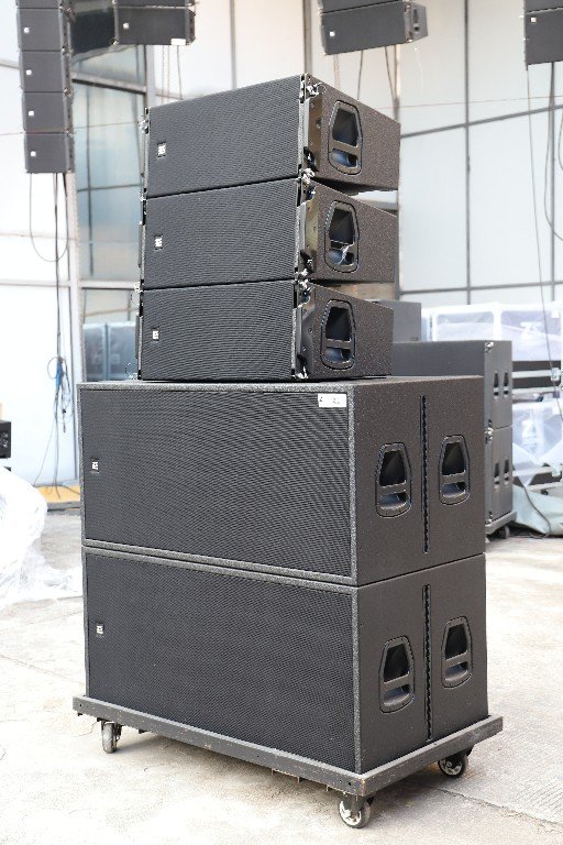 dual 10 inch line array speaker