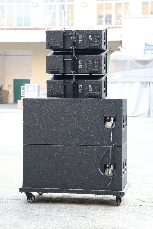 dual 10 inch line array speaker