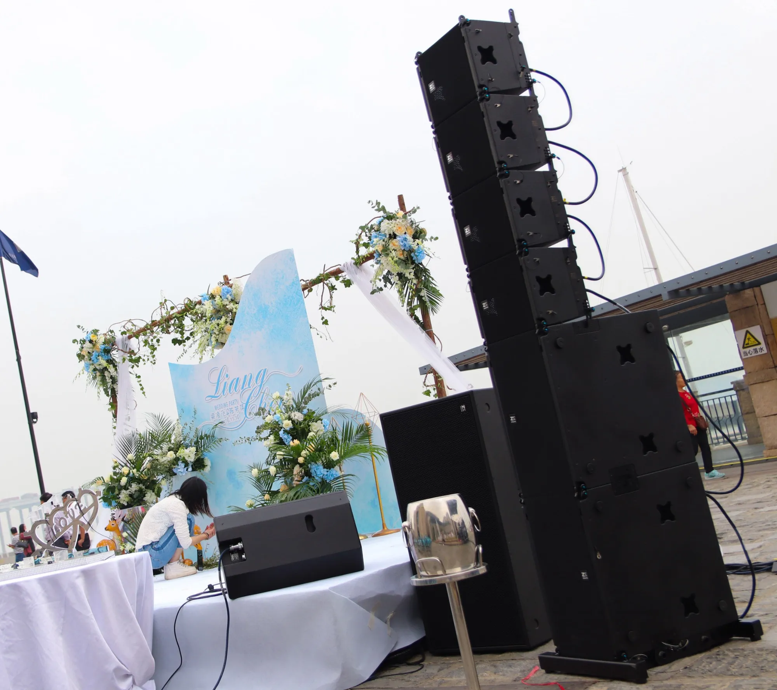 Wedding sound system: The ZSOUND LC10 & LC10S take the lead.