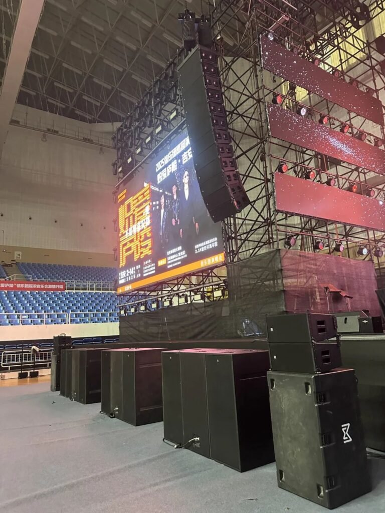 rock concert sound system