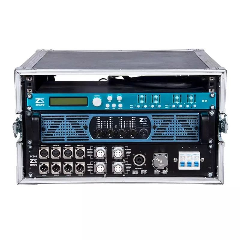 Explore detailed answers about ZSOUND PA sound system components, including amplifier racks, processors, and interface distributors, to ensure efficient and reliable system integration.