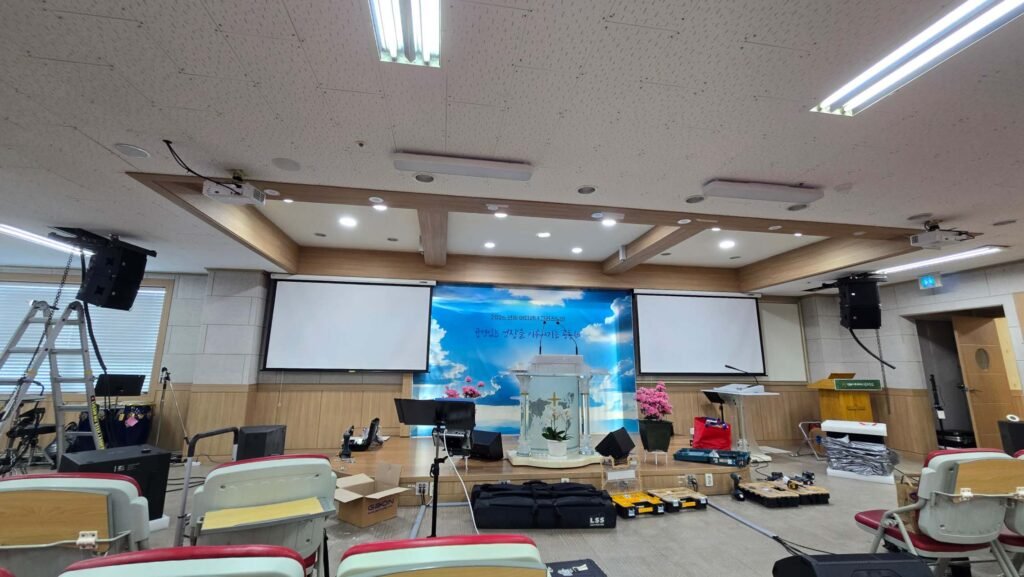 church sound system for seoul church