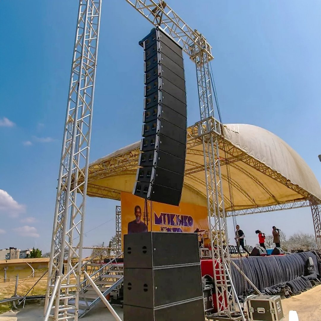 Outdoor Event Sound System - ZSOUND VCX & S221 Power 3,000-Attendee African Extravaganza