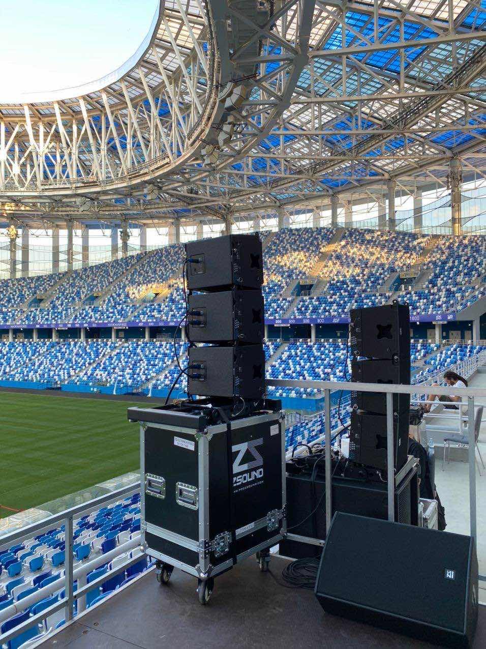 Outdoor Stadium Speakers – ZSOUND’s LC10+LC10S Deployment at Nizhny Novgorod Stadium, Russia