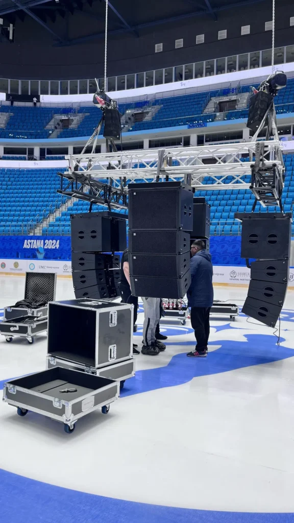 Stadium architectural acoustics