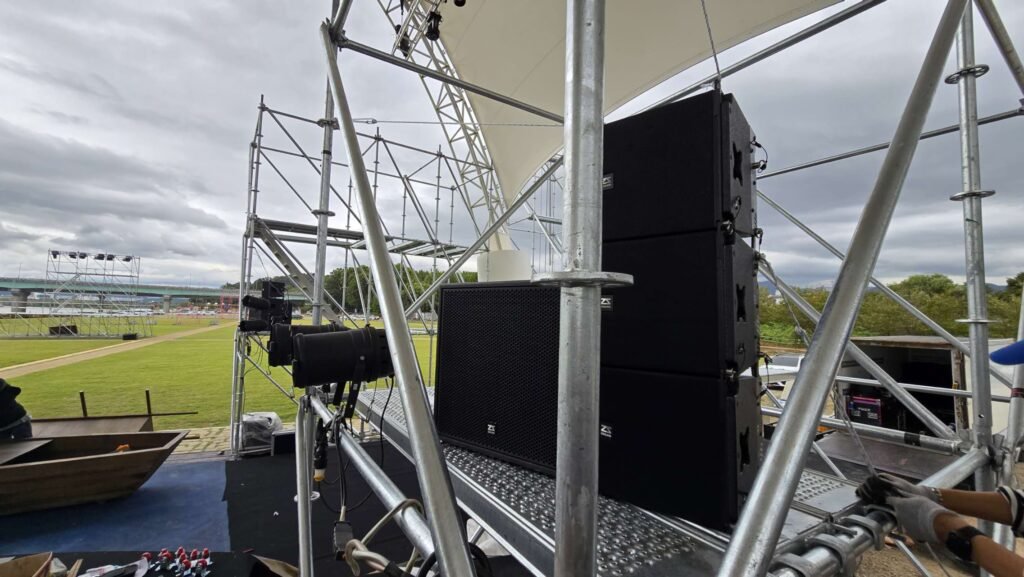 Concert Loudspeaker by ZSOUND: High-Impact Sound for South Korea Outdoor Event