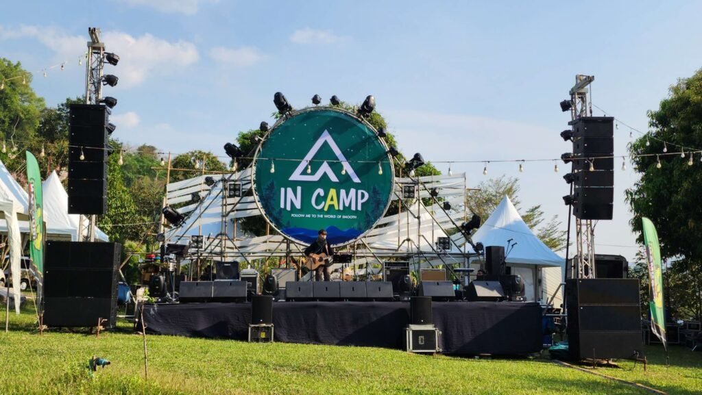 Outdoor Pa Speakers at Thailand Camping Event