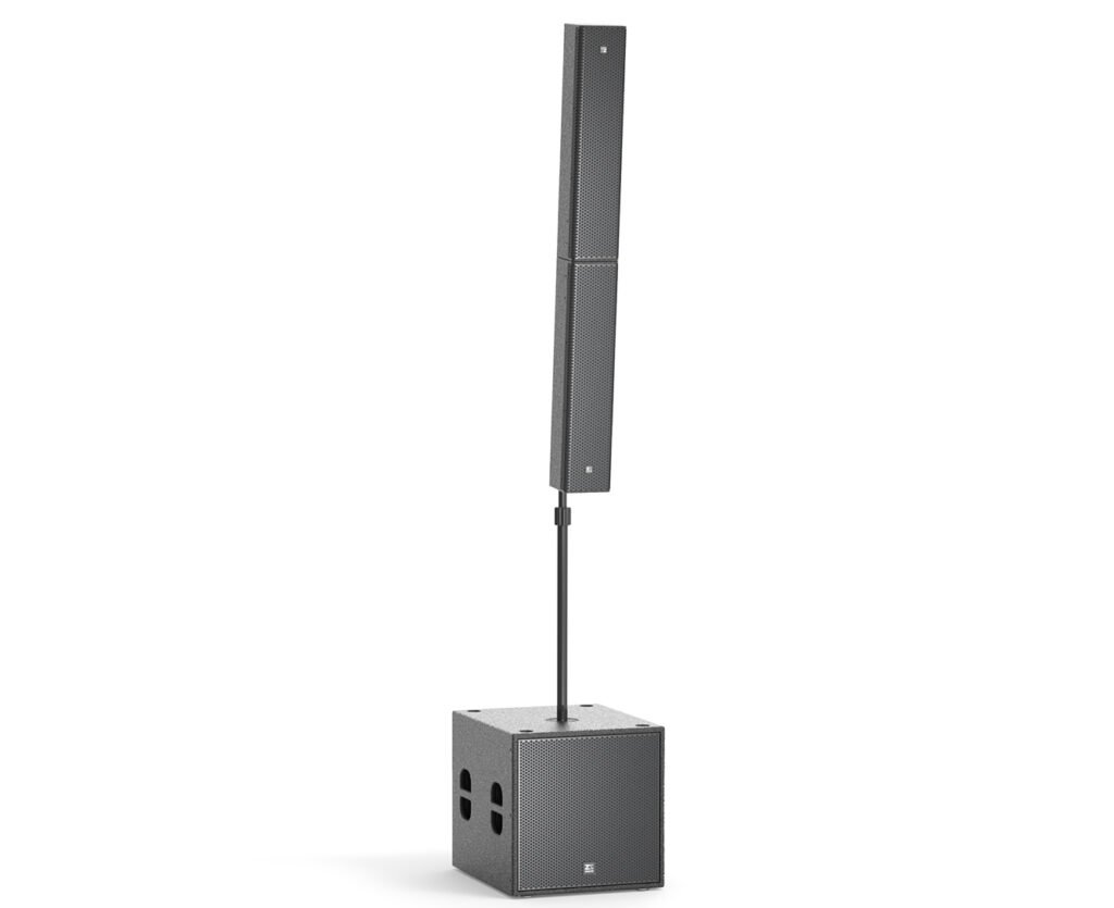 Column speaker subwoofer